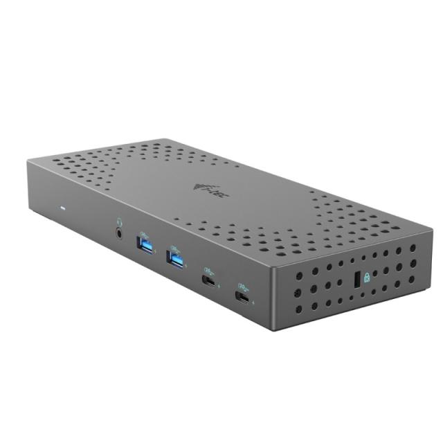 i-tec - USB 3.0 / USB-C / Thunderbolt, 3x 4K Docking Station Gen 2 + Power Delivery 100W