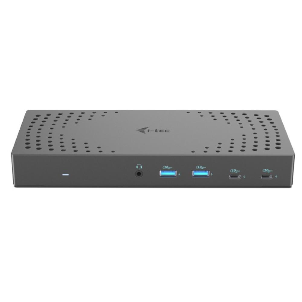 i-tec - USB 3.0 / USB-C / Thunderbolt, 3x 4K Docking Station Gen 2 + Power Delivery 100W
