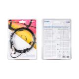 TooQ - Cable de Seguridad Tipo NANO con Llave para Portátiles 1.5 metros, Gris Oscuro