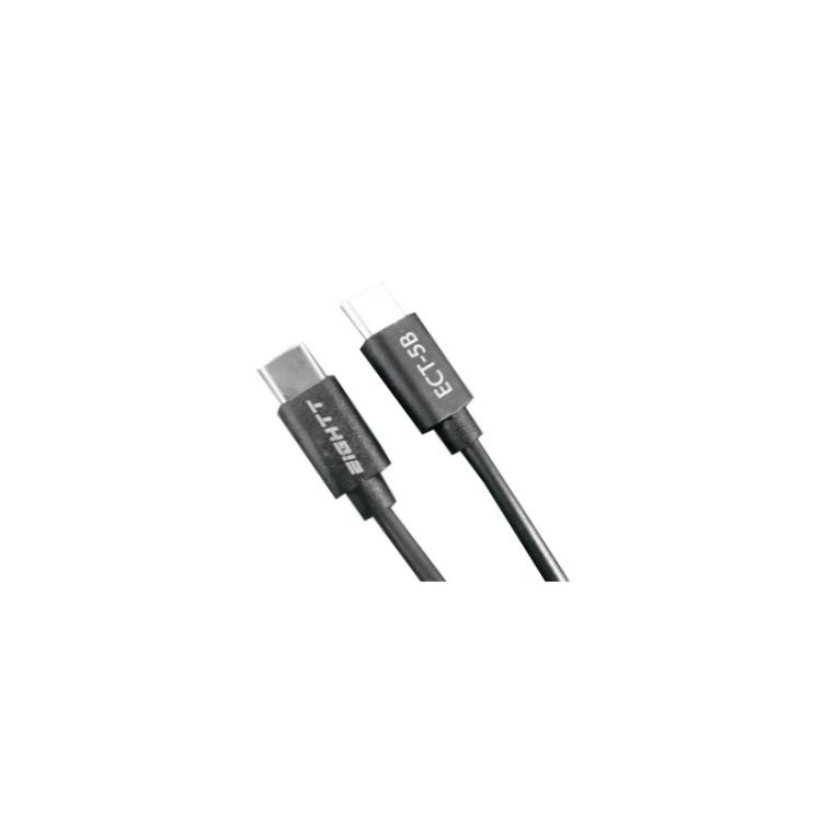 Eightt - ECT-5B cable USB 1 m USB C Negro