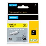DYMO - Etiquetas para tubos termorretráctiles IND - 24mm x 1,5m