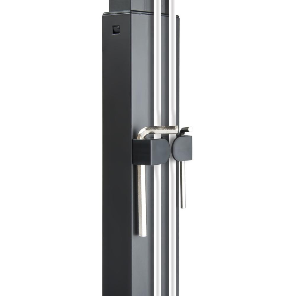 TooQ - Soporte de mesa para 2 pantallas (monitor / plasma / LCD / LED) 17"-27"