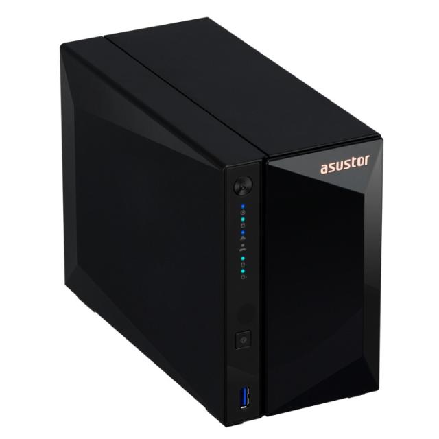 Asustor - DRIVESTOR 2 Pro Gen2 AS3302T v2 NAS Realtek RTD1619B 2 GB DDR4 ADM Negro