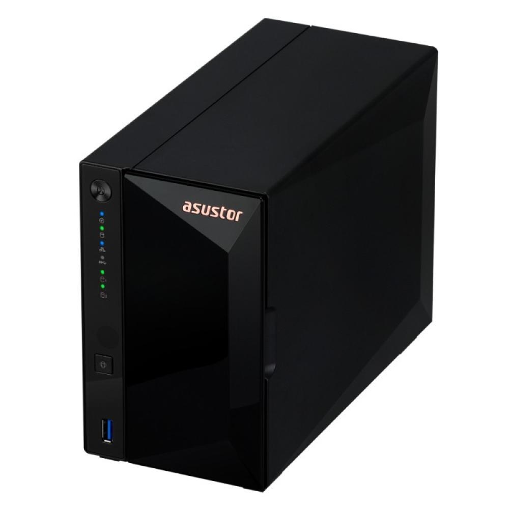 Asustor - DRIVESTOR 2 Pro Gen2 AS3302T v2 NAS Realtek RTD1619B 2 GB DDR4 ADM Negro
