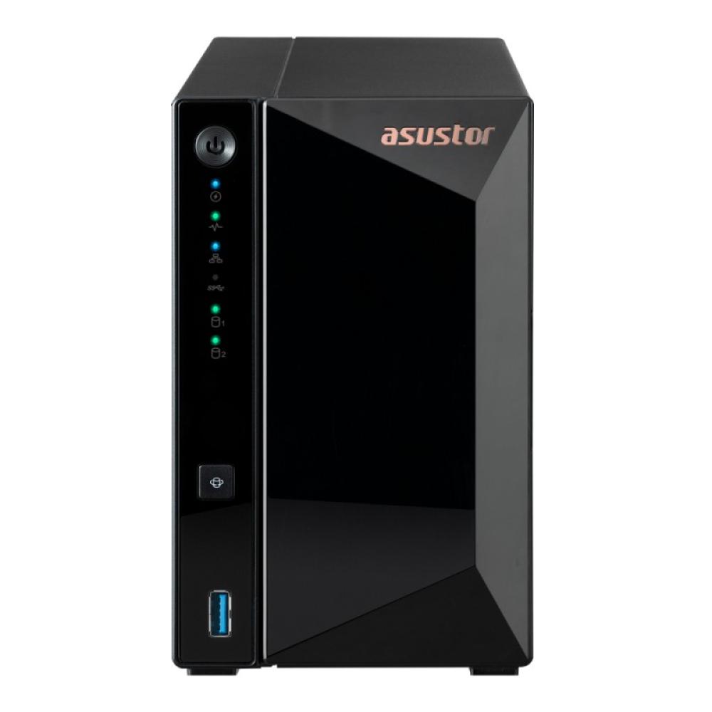 Asustor - DRIVESTOR 2 Pro Gen2 AS3302T v2 NAS Realtek RTD1619B 2 GB DDR4 ADM Negro