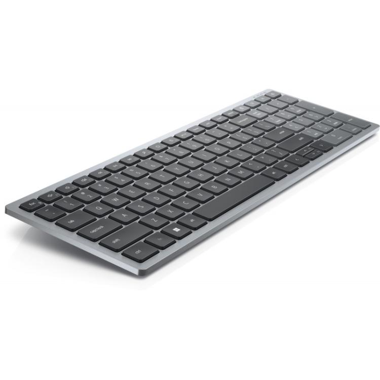 DELL - KB740 teclado Oficina RF Wireless + Bluetooth QWERTY Español Gris, Negro