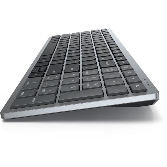 DELL - KB740 teclado Oficina RF Wireless + Bluetooth QWERTY Español Gris, Negro
