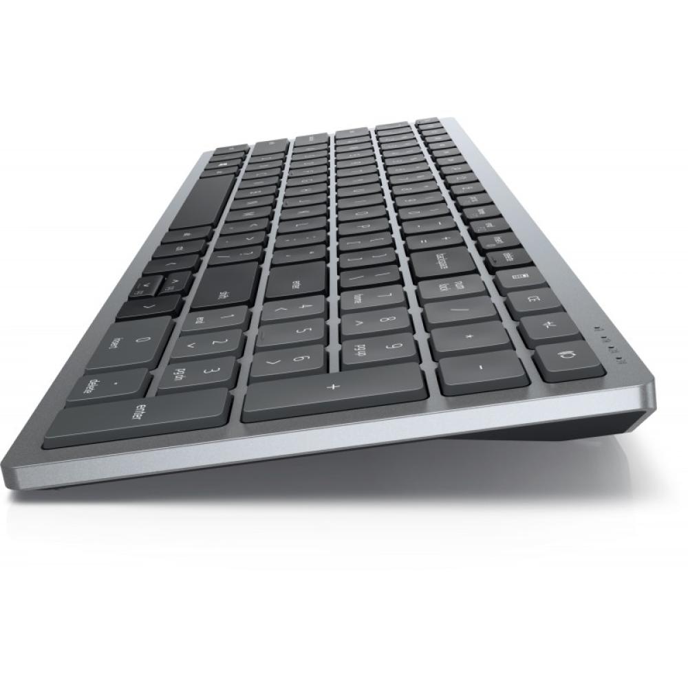 DELL - KB740 teclado Oficina RF Wireless + Bluetooth QWERTY Español Gris, Negro