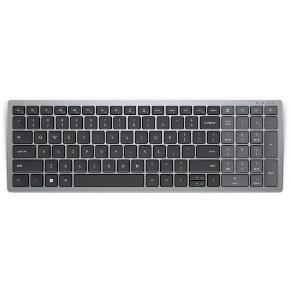 DELL - KB740 teclado Oficina RF Wireless + Bluetooth QWERTY Español Gris, Negro