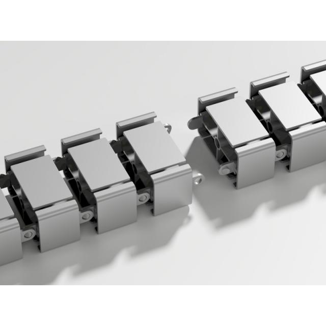 Equip - 650860 organizador de cables Escritorio Pasacables Gris 1 pieza(s)