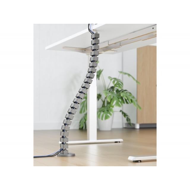 Equip - 650860 organizador de cables Escritorio Pasacables Gris 1 pieza(s)