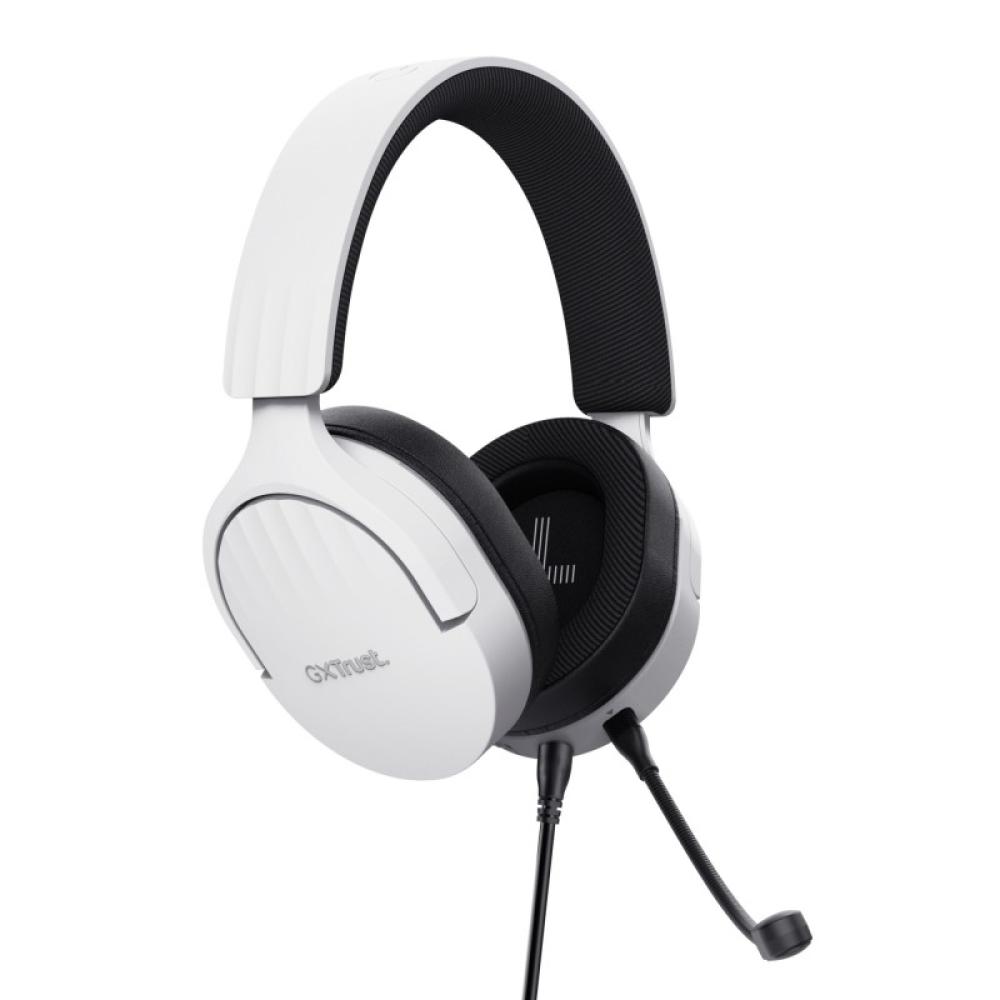 Trust - GXT 489W FAYZO Auriculares Alámbrico Diadema Juego Negro, Blanco