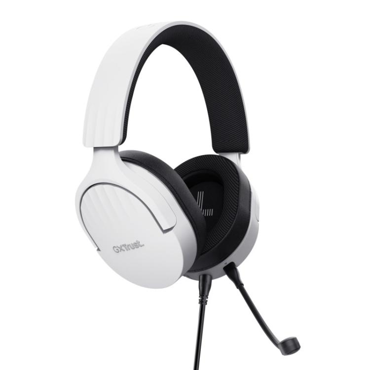 Trust - GXT 489W FAYZO Auriculares Alámbrico Diadema Juego Negro, Blanco