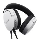 Trust - GXT 489W FAYZO Auriculares Alámbrico Diadema Juego Negro, Blanco