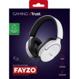 Trust - GXT 489W FAYZO Auriculares Alámbrico Diadema Juego Negro, Blanco