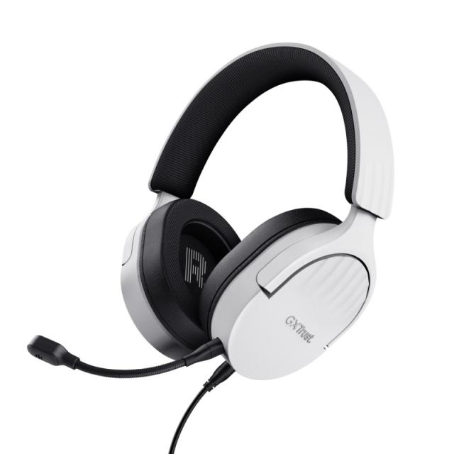 Trust - GXT 489W FAYZO Auriculares Alámbrico Diadema Juego Negro, Blanco