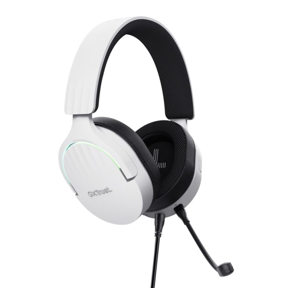 Trust - GXT 490 FAYZO Auriculares Alámbrico Diadema Motocicleta USB tipo A Negro, Blanco