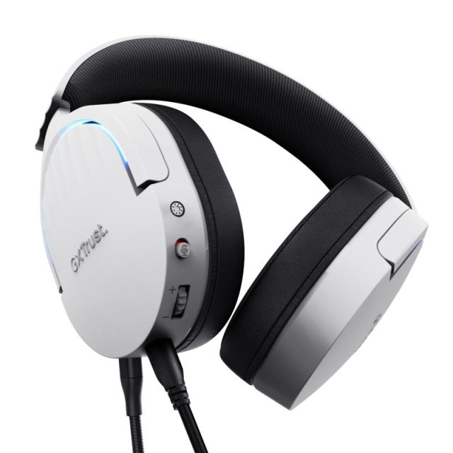 Trust - GXT 490 FAYZO Auriculares Alámbrico Diadema Motocicleta USB tipo A Negro, Blanco
