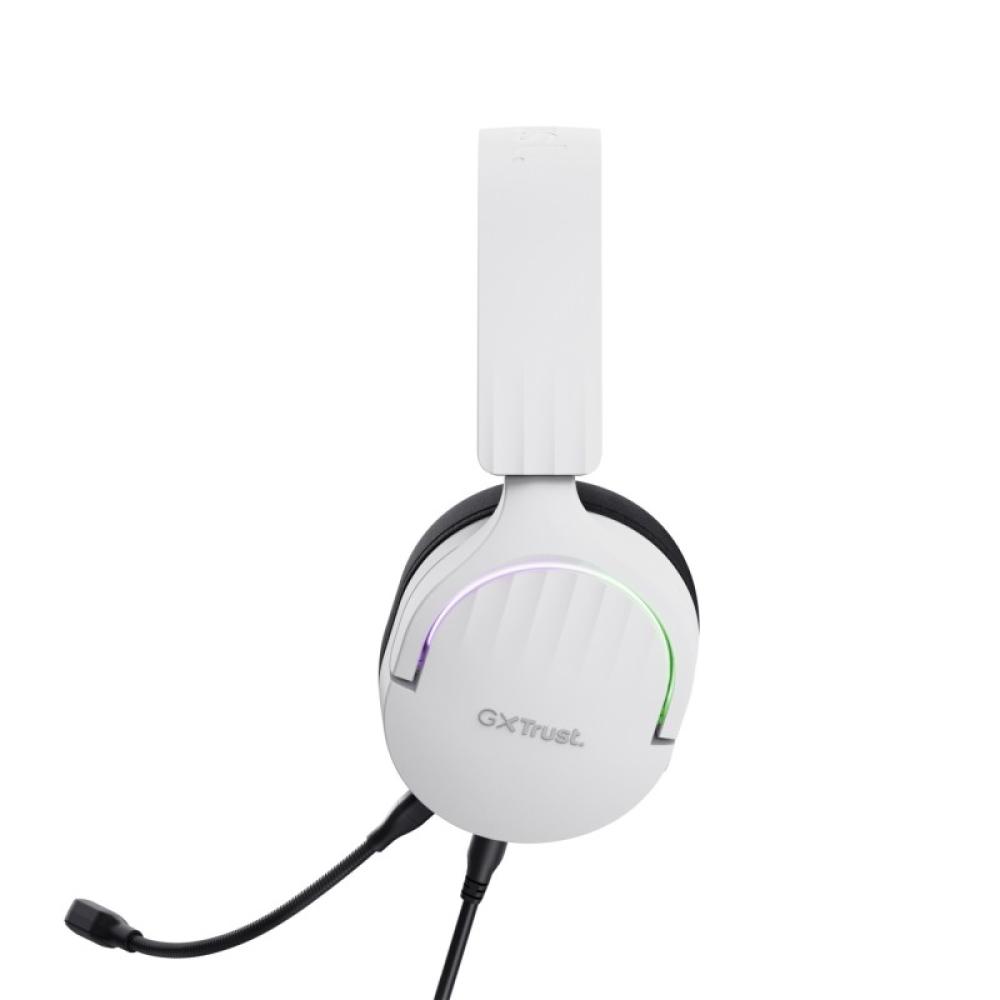 Trust - GXT 490 FAYZO Auriculares Alámbrico Diadema Motocicleta USB tipo A Negro, Blanco