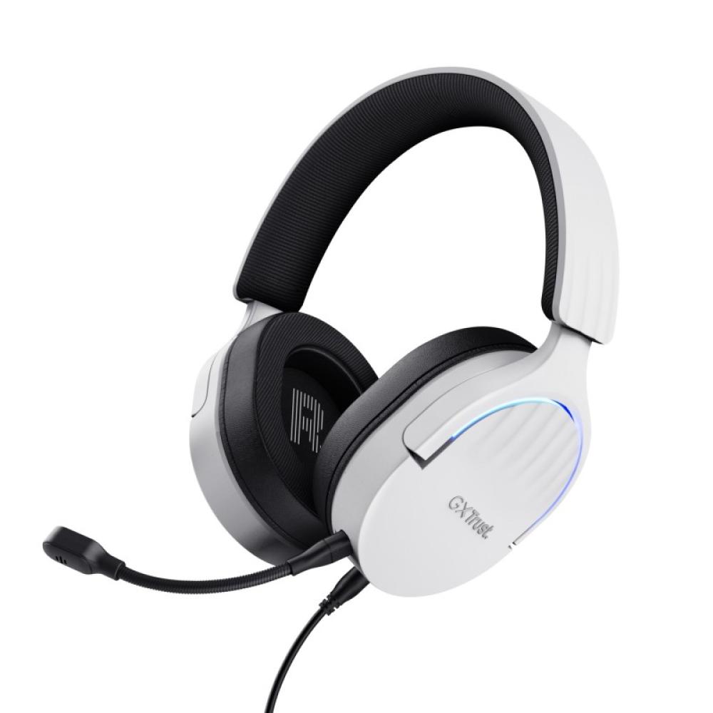 Trust - GXT 490 FAYZO Auriculares Alámbrico Diadema Motocicleta USB tipo A Negro, Blanco