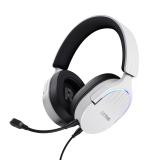 Trust - GXT 490 FAYZO Auriculares Alámbrico Diadema Motocicleta USB tipo A Negro, Blanco