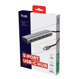Trust - Halyx USB 3.2 Gen 1 (3.1 Gen 1) Type-C Plata