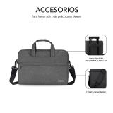SUBBLIM - Funda Ordenador Business Laptop Sleeve 13,3-14" Grey