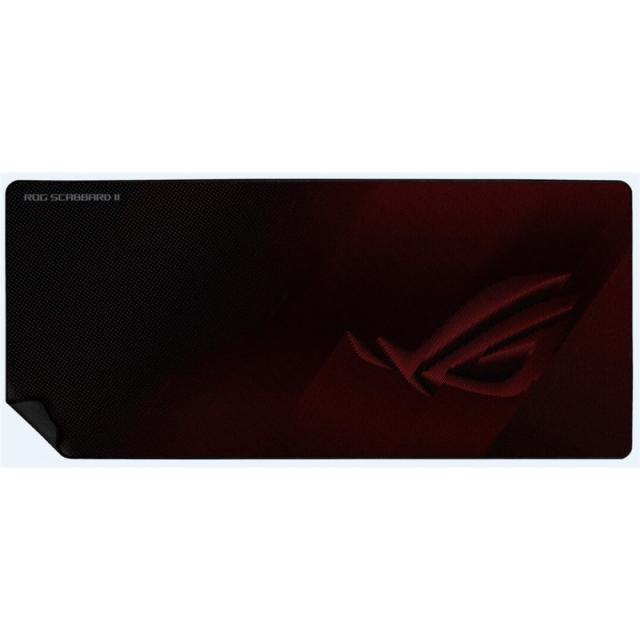 ASUS - ROG Strix Scabbard II Alfombrilla de ratón para juegos Negro, Rojo