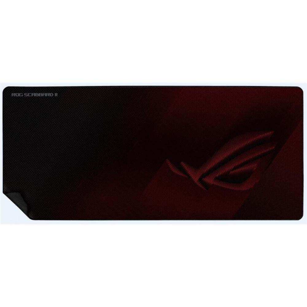 ASUS - ROG Strix Scabbard II Alfombrilla de ratón para juegos Negro, Rojo