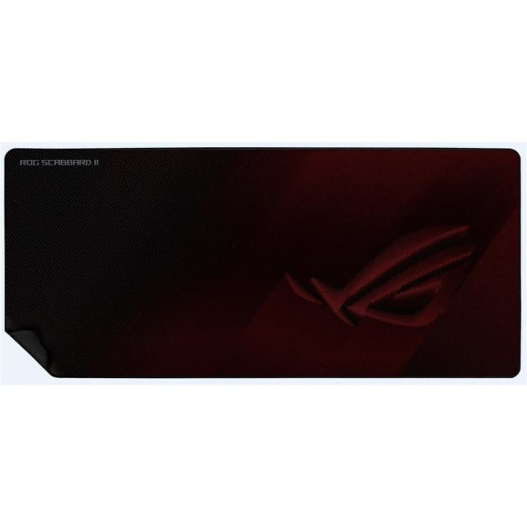 ASUS - ROG Strix Scabbard II Alfombrilla de ratón para juegos Negro, Rojo