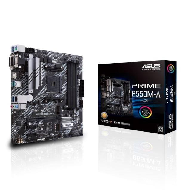ASUS - Prime B550M-A/CSM AMD B550 Zócalo AM4 micro ATX