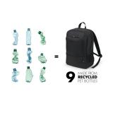 DICOTA - Eco Backpack BASE mochila Negro Poliéster - D30914-RPET