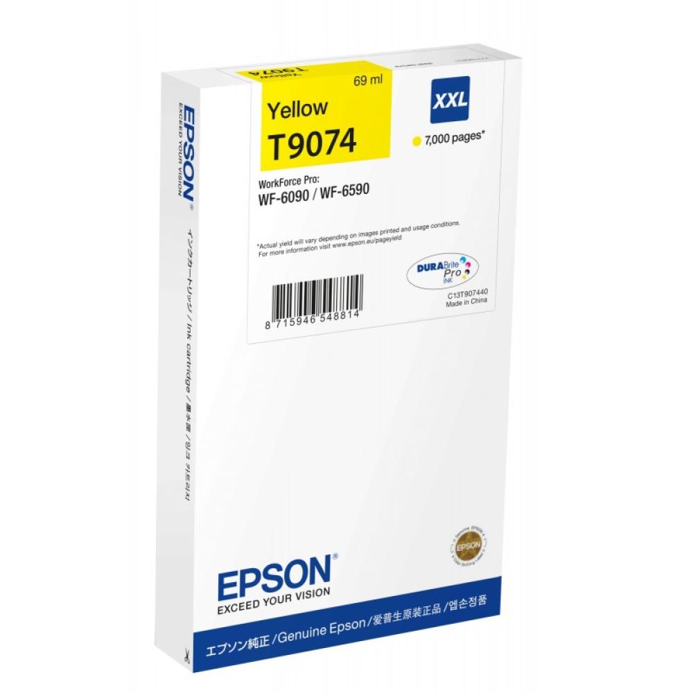 Epson - C13T90744N cartucho de tinta 1 pieza(s) Original Extra (Súper) alto rendimiento Amarillo