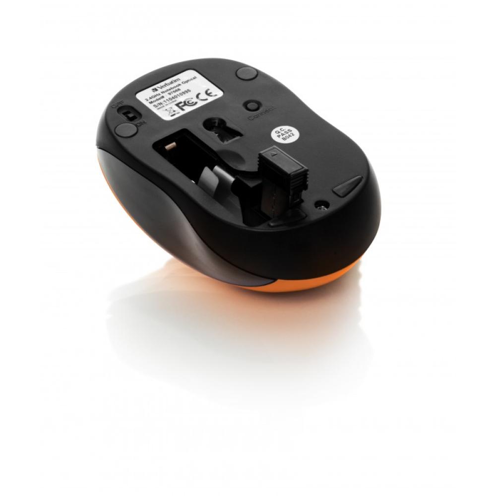 Verbatim - Go Nano ratón Ambidextro RF inalámbrico 1600 DPI - 49045