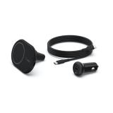 Belkin - WIC004BTBK cargador de dispositivo móvil Smartphone Negro USB Cargador inalámbrico Auto