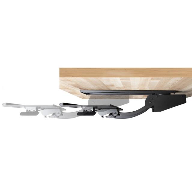 StarTech.com - Bandeja para Teclado y Ratón para Debajo del Escritorio - de 30cm x 78cm - de Altura Ajustable - Soporte Ergonómi