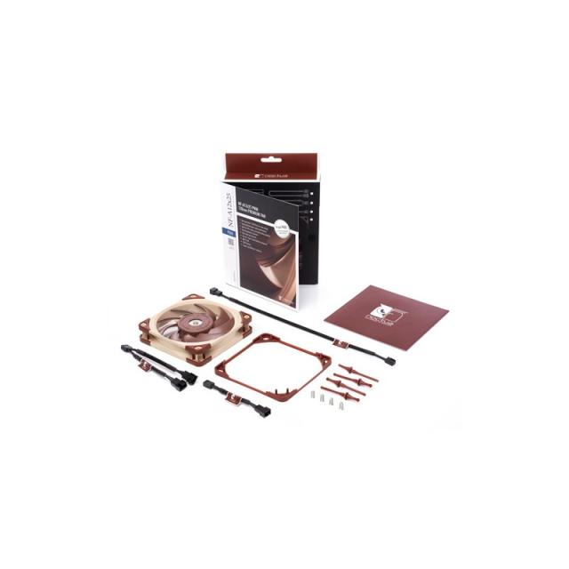Noctua - NF A12x25 PWM Carcasa del ordenador Ventilador 12 cm Beige, Rojo