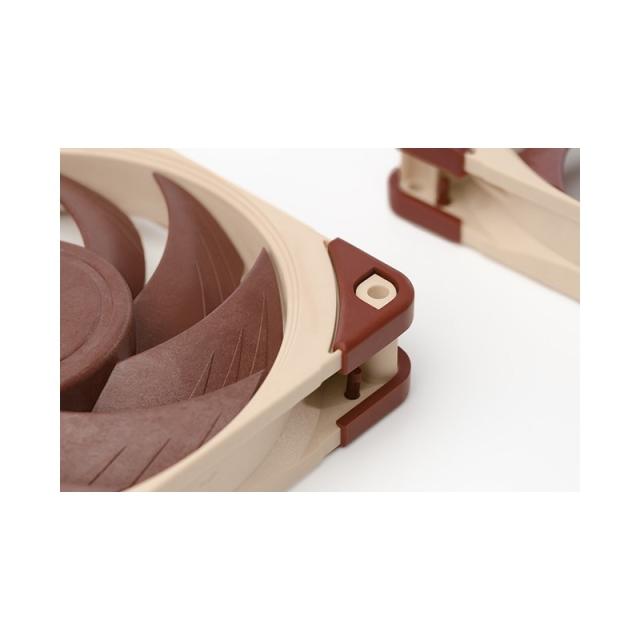 Noctua - NF A12x25 PWM Carcasa del ordenador Ventilador 12 cm Beige, Rojo
