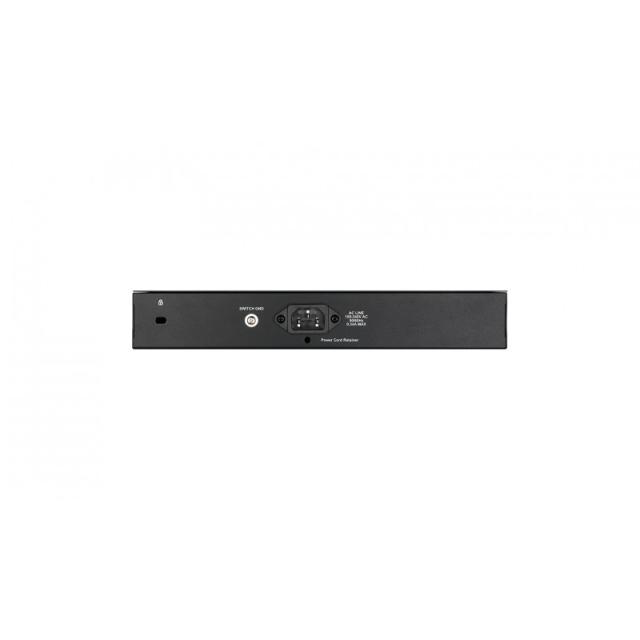 D-Link - DGS-1210-08P Gestionado L2 Gigabit Ethernet (10/100/1000) Energía sobre Ethernet (PoE) Negro