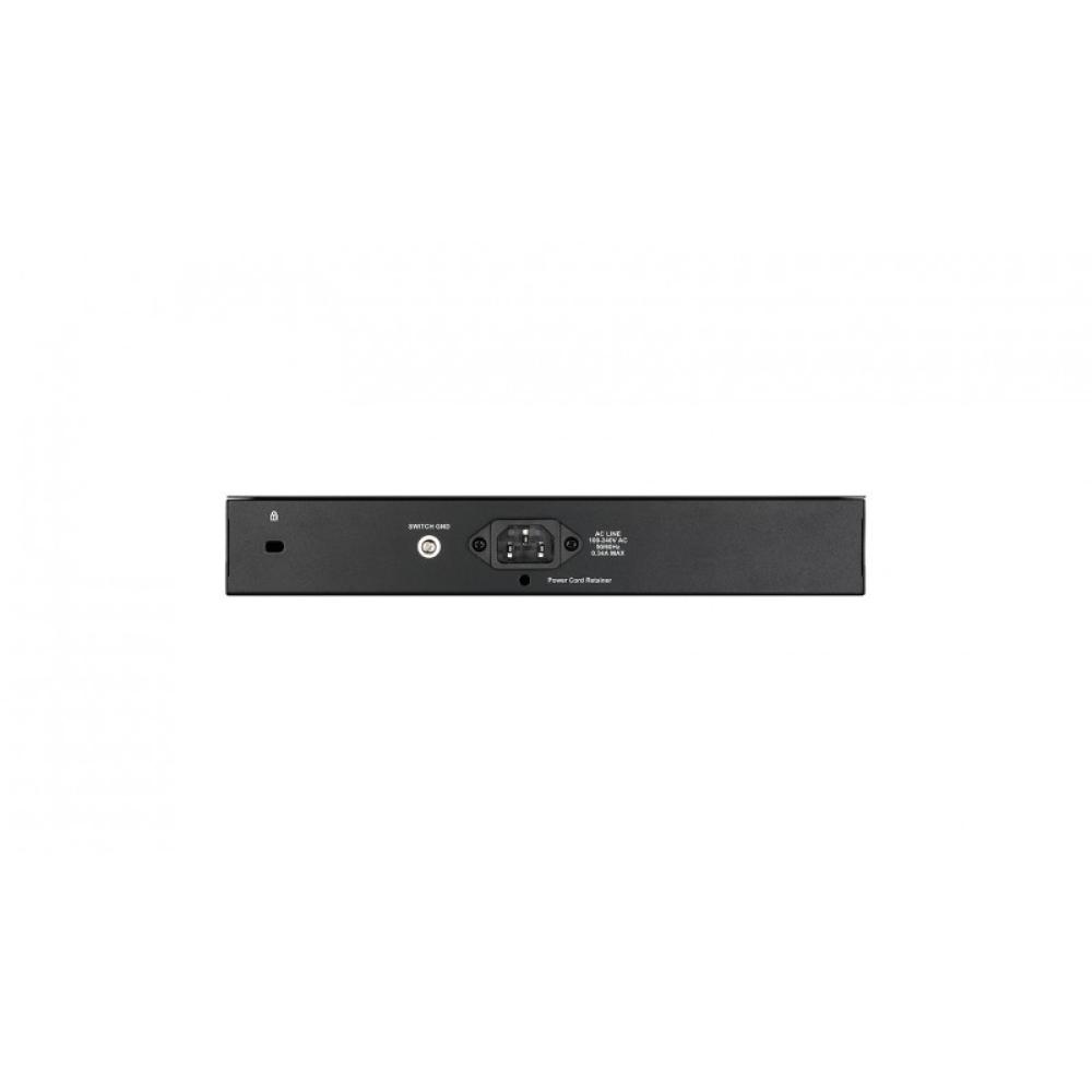 D-Link - DGS-1210-08P Gestionado L2 Gigabit Ethernet (10/100/1000) Energía sobre Ethernet (PoE) Negro