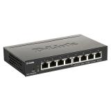 D-Link - DGS-1100-08PV2 Gestionado L2/L3 Gigabit Ethernet (10/100/1000) Energía sobre Ethernet (PoE) Negro