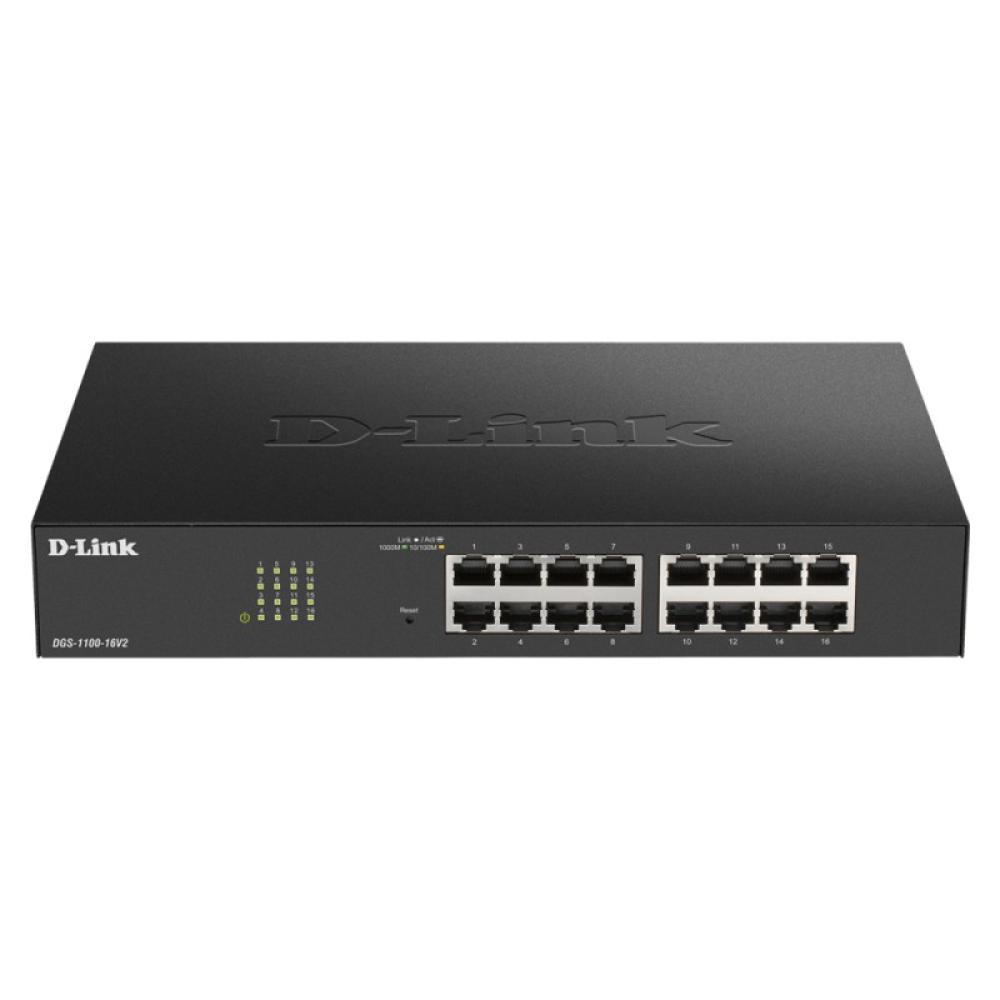 D-Link - DGS-1100-24PV2 Gestionado L2 Gigabit Ethernet (10/100/1000) Energía sobre Ethernet (PoE) Negro