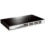 D-Link - DGS-1210-28P Gestionado L2 Gigabit Ethernet (10/100/1000) Energía sobre Ethernet (PoE) 1U