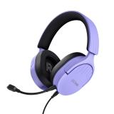 Trust - GXT 489P FAYZO Auriculares Alámbrico Diadema Juego Negro, Púrpura