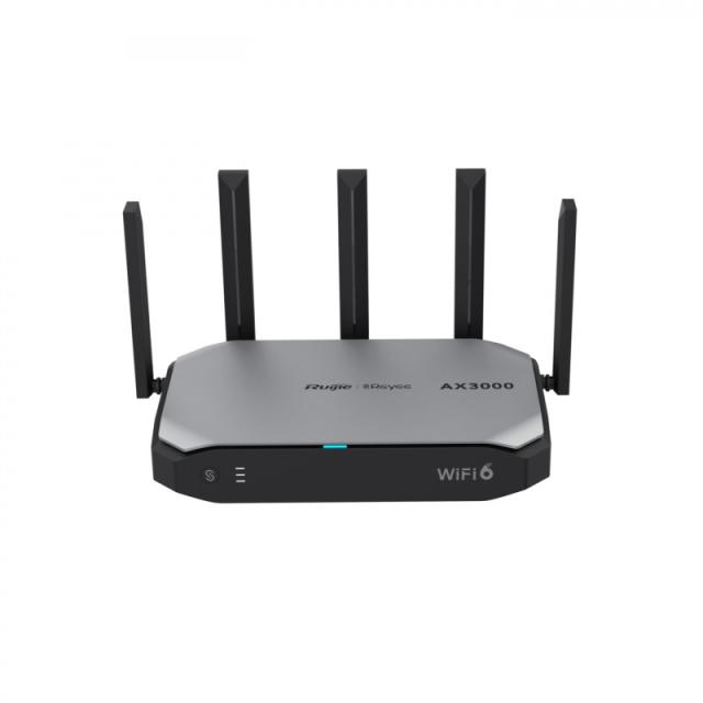 Ruijie Networks - RG-EG105GW-X router inalámbrico Gigabit Ethernet Doble banda (2,4 GHz / 5 GHz) Negro, Gris