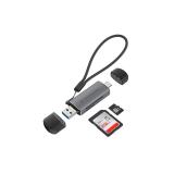Conceptronic - BIAN05G lector de tarjeta USB 3.2 Gen 1 (3.1 Gen 1) Type-A/Type-C Gris