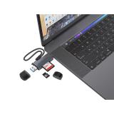 Conceptronic - BIAN05G lector de tarjeta USB 3.2 Gen 1 (3.1 Gen 1) Type-A/Type-C Gris