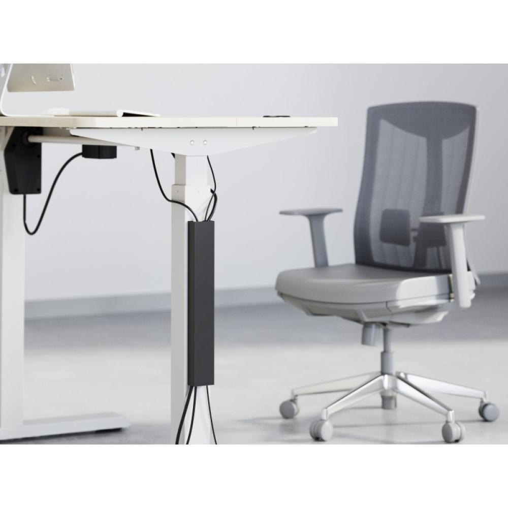 Equip - 650865 organizador de cables Escritorio Bandeja de cables Negro