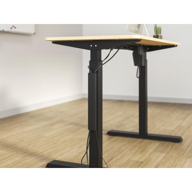 Equip - 650865 organizador de cables Escritorio Bandeja de cables Negro