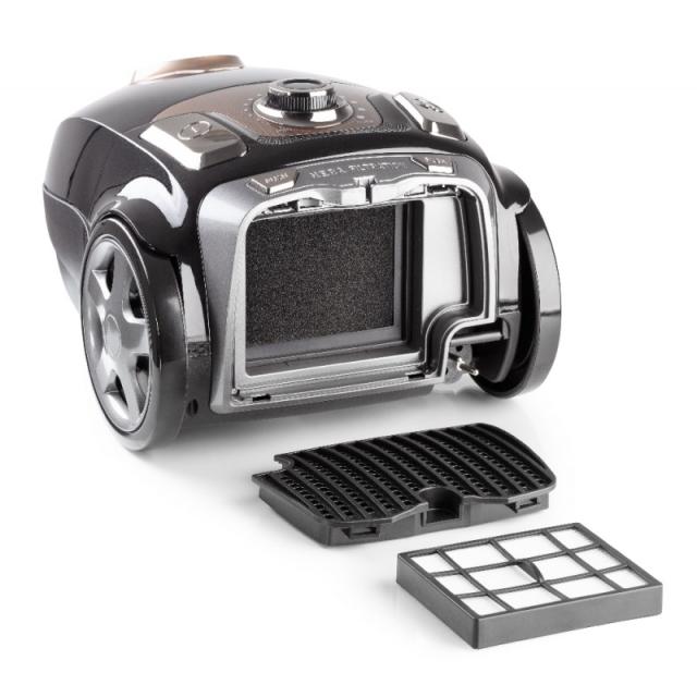 Haeger - VC-75B.039A aspiradora 4 L Aspiradora cilíndrica Secar 750 W Bolsa para el polvo